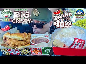Chili"s® Spicy Big Crispy Chicken Sandwich 3 For Me Review! | Fast Food Take Notice | theendorsement