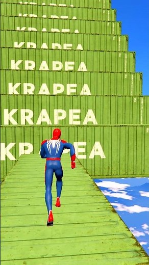 GTA 5 Epic Water Ragdolls | Spider-Man Jumps / Fails ep.52 #shorts