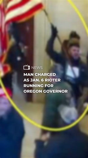 A man who faced felony charges for allegedly entering the U.S. Capitol on January 6, 2021, is running for governor of Oregon as a Republican. Find the full story on the FOX 12 app. | FOX 12 Oregon