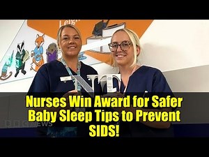 Nurses Win Award for Safer Baby Sleep Tips to Prevent SIDS!