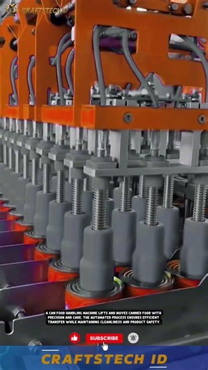 Automated Canned Food Picking Machine | Efficient Production Handling ⚙️ #machine #factoryproducts