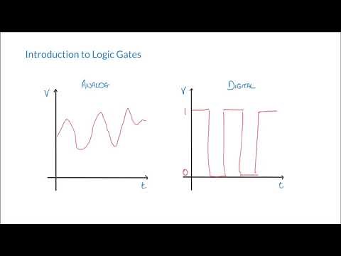 Analogue Signals, Digital Signals and Logic Gate Functions