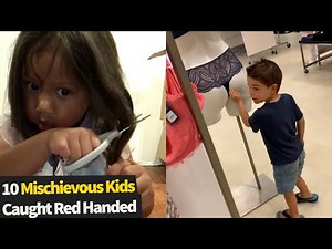 Top 10 Mischievous Kids Caught Red Handed | Funny Kids