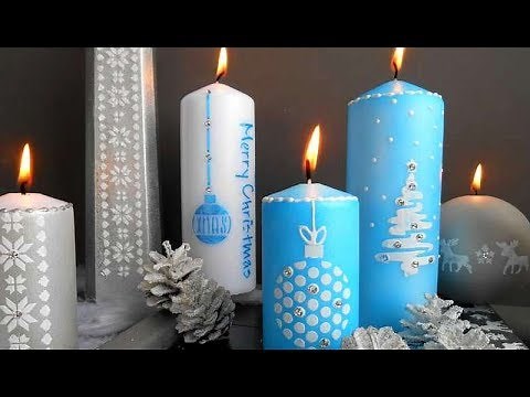 DIY - DECORATION DE NOËL : BOUGIES