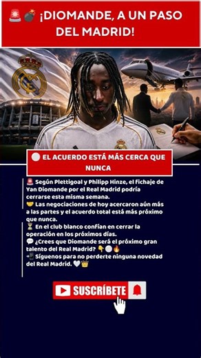🚨DIOMANDE, A UN PASO DEL MADRID!