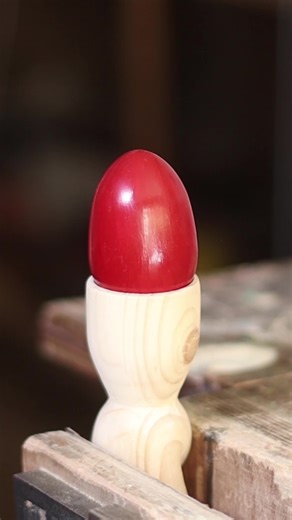 #woodturning an#easteregg #scrapwoodcity