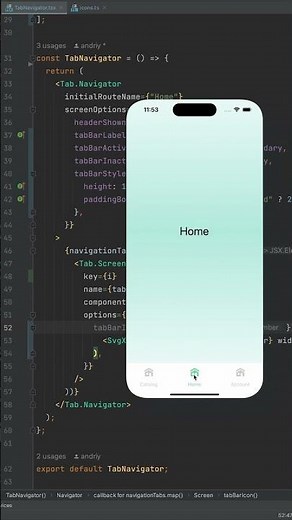 How to add Custom SVG Icons to React Native App #shorts