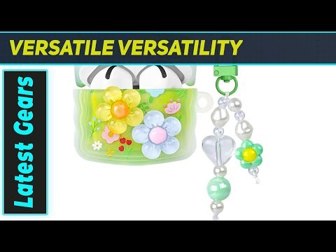 Aleviker Curly Wave Flowers: The Cutest AirPods 4 Case for 2024!