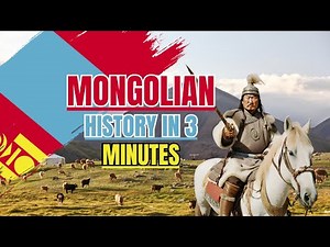 Mongolian History in 3 Minutes #mongolia #history