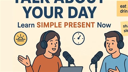 33 - 一般现在时实战：结合日常作息，轻松掌握核心用法 | Learn Simple Present Tense with Daily Routine