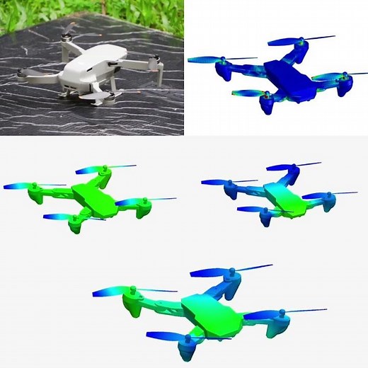 FEA Drone Analysis - OPERATING conditions