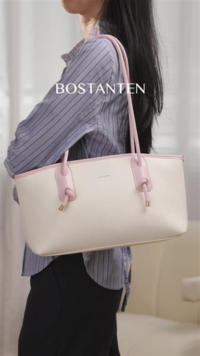 Stylish Tote Bags: Choose Your Color - White, Taupe, or Blush Pink