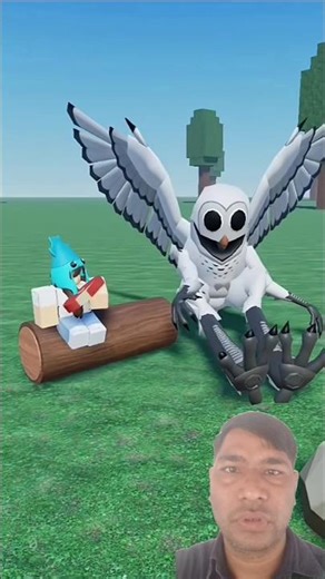 Scary Owl Defeats the Roblox Noob 😠 | Forest Horror Scene | #shorts