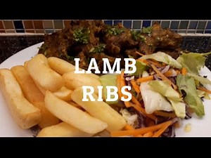 How to make juicy BBQ lamb ribs grill recipe!!