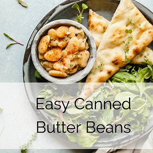4.7K views · 11 reactions | These beans are so creamy and comforting! Get the recipe: https://theliveinkitchen.com/easy-canned-butter-beans/ | The Live-In Kitchen | Facebook