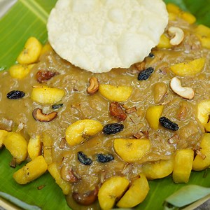 935K views · 6.2K reactions | Kerala Style Ada Pradhaman Recipe- Sadhya Recipes Ingredients: Sliced coconut-150g Jaggery: 1/2 kg; grated coconut: 250g Rice ada- 500g Ghee: 4 tbsp. Cashew nuts- 100g Raisins-100g Cardamom powder: 2 tsp. Dry ginger powder-2 tsp Cumin powder-2 tsp | Village Cookings | Facebook