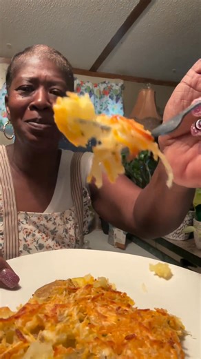 The topping on these potatoes is absolutely delicious. | Cooking and Eating with Irish Rivers