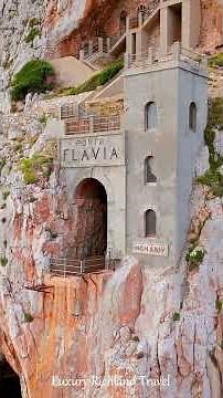 Did you know about this Italian masterpiece hidden inside a mountain? Porto Flavia 🇮🇹