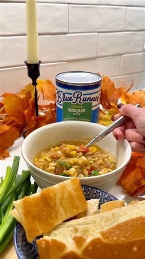 Need a side dish for Thanksgiving? Our creamy Corn Maque Choux will add the right touch of flavor to your table. Get the full recipe: https://bit.ly/4406t4L 🌽 | Blue Runner Foods
