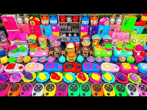 7:49 Mini Kitchen Set Collection for Kids Playing | Unboxing Kids Kitchen Set 