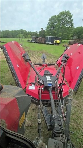 Watch a Batwing Mower Unfold Into Working Position 🚜🦇