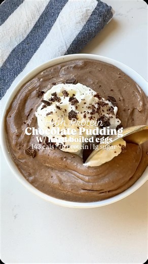 34 reactions · 23 comments | Still shocked at how much we all love this HARD BOILED EGG CHOCOLATE PUDDING! 勞 It seriously tastes like the real deal AND has 7g of protein per serving.  Comment “recipe” and I’ll DM you the full recipe + macros! hard boiled eggs | Hard boiled egg chocolate pudding | high protein treat | kid approved | trending recipe https://www.eatingbirdfood.com/hard-boiled-egg-chocolate-pudding/ | Eating Bird Food | Facebook