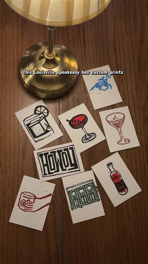 Trial Error Bar in Louisville, KY! Grab a drink and check out the mini print vending machine. #louisvillekentucky #louisvilleartist #artvendingmachine #linocutprints #bourbontiktok