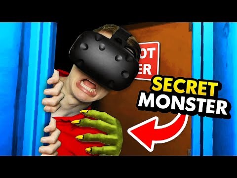 SCARY MONSTER Drags Me Through The SECRET DOOR IN VR (Please, Don't Touch Anything 3D VR Gameplay)