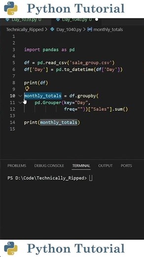 The Pandas Trick for Monthly Reports | Python Tutorial