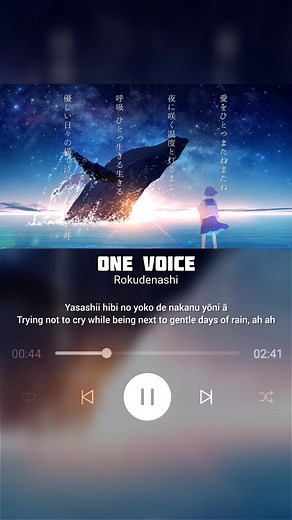 One Voice - Rokudenashi Full Song AMV