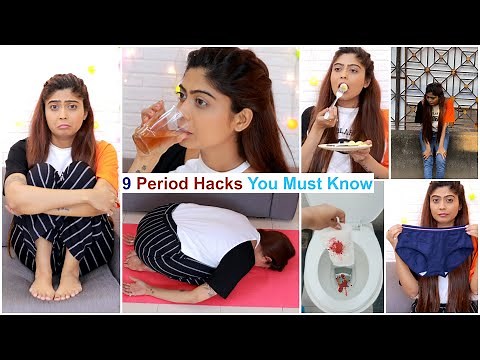 9 Life Saving PERIOD HACKS Every Girl Must Know | Rinkal Soni