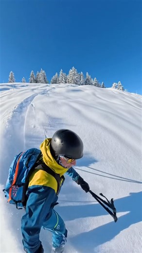 Powderday #powder #freeride #splitboarding