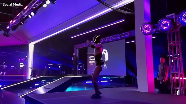 Tesla's humanoid robot shows off best dance moves