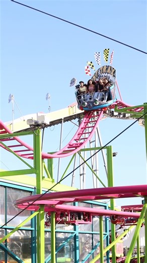 Gabriel ✌️ | Love watching wild mouse coasters go through their quirky layouts! Location: San Diego County Fair, CA #fair #carnival #coaster... | Instagram