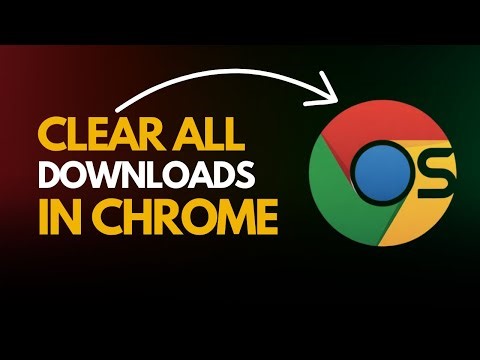 How to Clear All Downloads in Google Chrome (Delete Download History!)