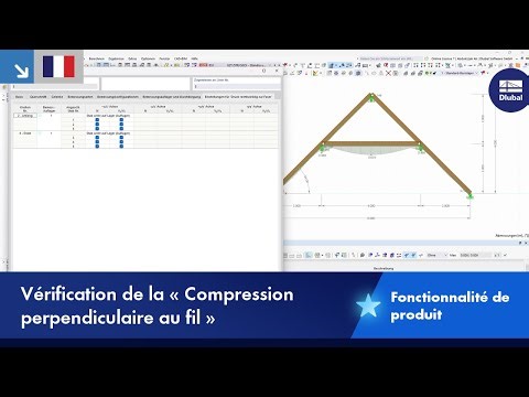 Vérification de la « Compression perpendiculaire au fil » aux nœuds avec plusieurs barres