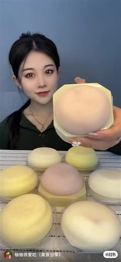 Cream mochi Mukbang ASMR🍡🍡🍡 Credit: 柚柚很爱吃-red #mukbang #asmr #asianmukbang #eatingasmr #asmrrelax #asmrchewing #chinesebeauty #chinesegirl🇨🇳 #sleepingaid #mochi #asmrmochi #mukbangmochi