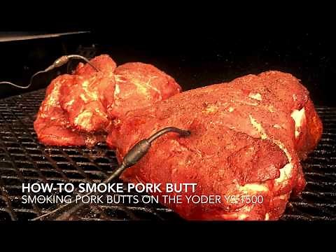 How-to smoke pork butt (pulled pork) on the Yoder YS1500 pellet smoker