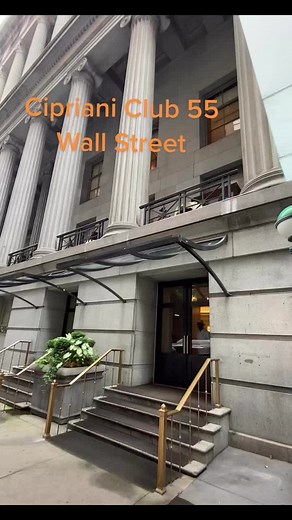 Cipriani Club 55 Luncheon on Wall Street #wallstreet #cipriani #club55 #55wallstreet #nycrestaurants #foodguru #ciprianichefconcierge #fidi