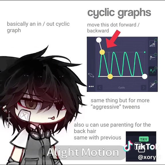 Creating Graphs in Alight Motion for Gacha Edits
