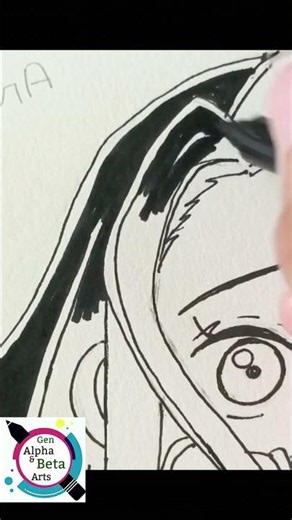 Nezuko in Anime vs Manga // pencil ninja