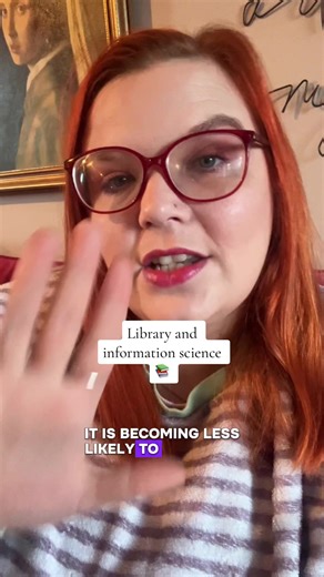 Misconceptions about the library and information science degree 📜 #libraryscience #informationscience #libraryschool #librarian