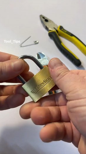 😲 Open padlock 🔓 #reels #facebookreels #tooltips | Tool_Tips