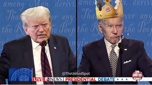 Trump Debating Biden 2024 | The United Spot
