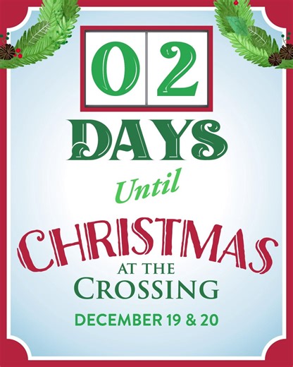 🎅✨ 2 Days Until Christmas at the Crossing! ✨🎄 Yuma’s most magical holiday tradition is almost here, and you won’t want to miss a single moment! Join us December 19th & 20th from 5:00 PM – 10:00 PM at the Colorado River State Historic Park for two unforgettable nights of Christmas cheer. Skip the line and grab your tickets NOW at christmasatthecrossing.com! 🎟️✨ 🎟️ Ticket Pricing (Dec 1–20, valid for ONE evening): • General Admission (13 ): $18 • Youth Admission (3–12): $15 • Kids 2 & Under: F