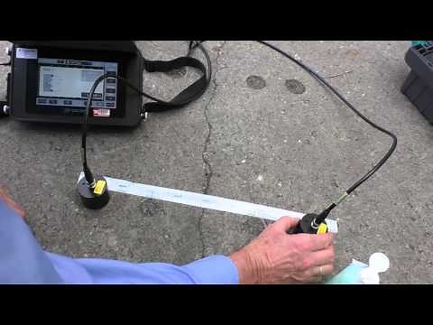 Determine Concrete Crack Depth using the Proceq PL-200PE