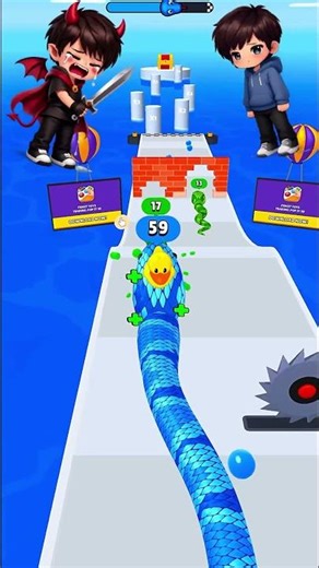 Snake Run Race: Speed, Strategy, and Survival! Lvl.69 😱😍 #shorts #youtubeshorts #game #rmigamerz