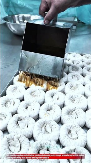 Innovative Butter Pouring Machine : Best Uniform Pastry Coating System