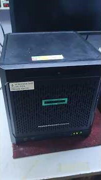 HP MicroServer gen10 X3216 cho ae chạy Nas, full 4 HDD 3.5 chỉ 35wh. #syno #nas #xpenology #xpen