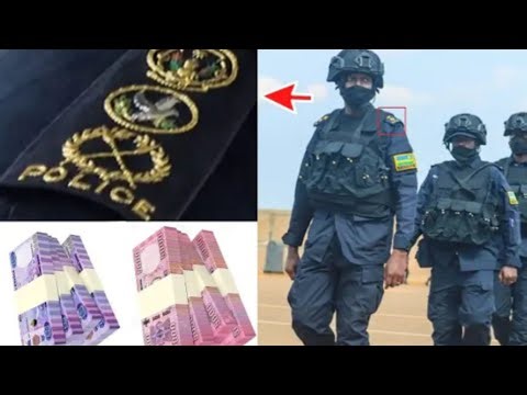 AMAPETI Y'ABAPOLISI B'URWANDA N'IMISHAHARA BAHEMBWA / RWANDA NATIONAL POLICE SALARY AND RANKS